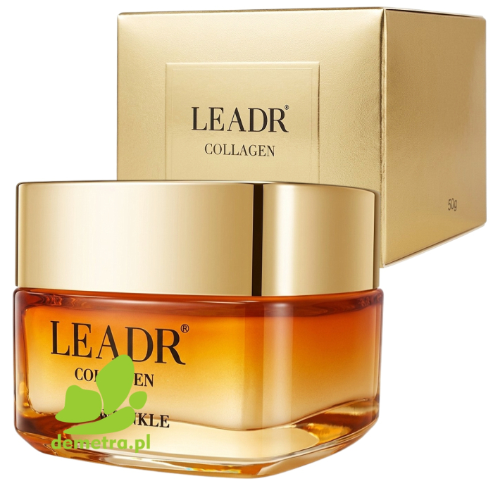 LEADR Collagen Anti-Wrinkle – Przeciwzmarszczkowy Krem do Twarzy z Kolagenem i Miodem 50g