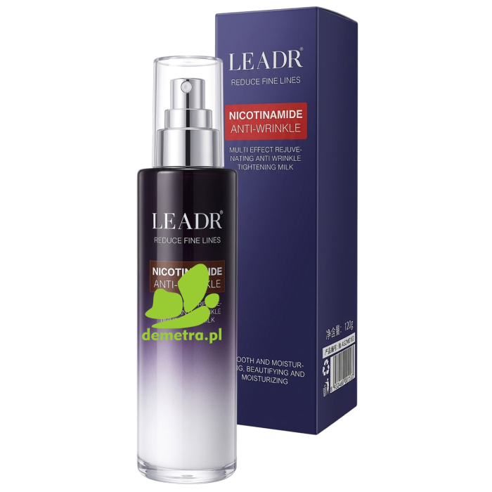 LEADR Nicotinamide Anti-Wrinkle – Ujędrniające mleczko przeciwzmarszczkowe do twarzy z niacynamidem, 120g